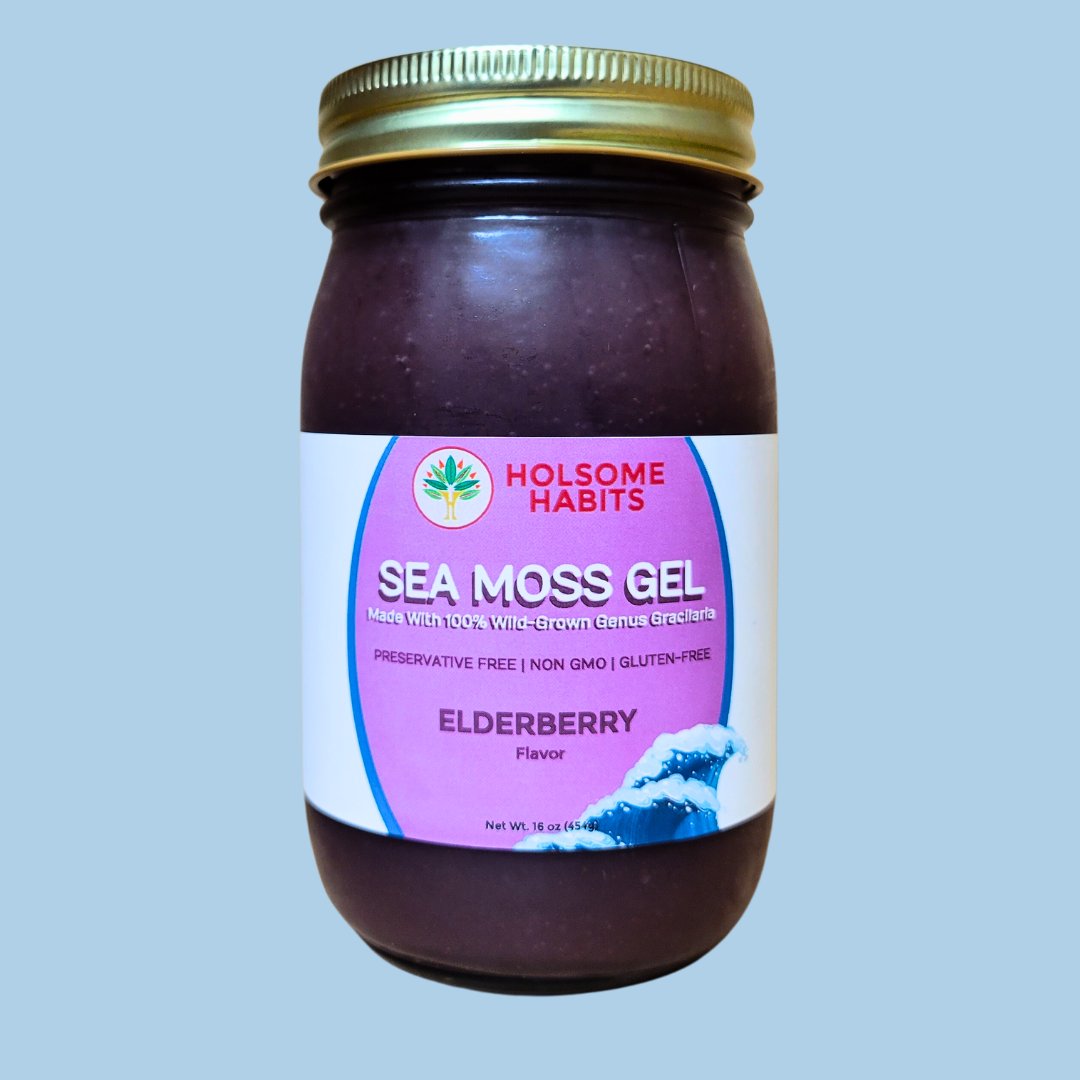 Sea Moss & Elderberry Gel