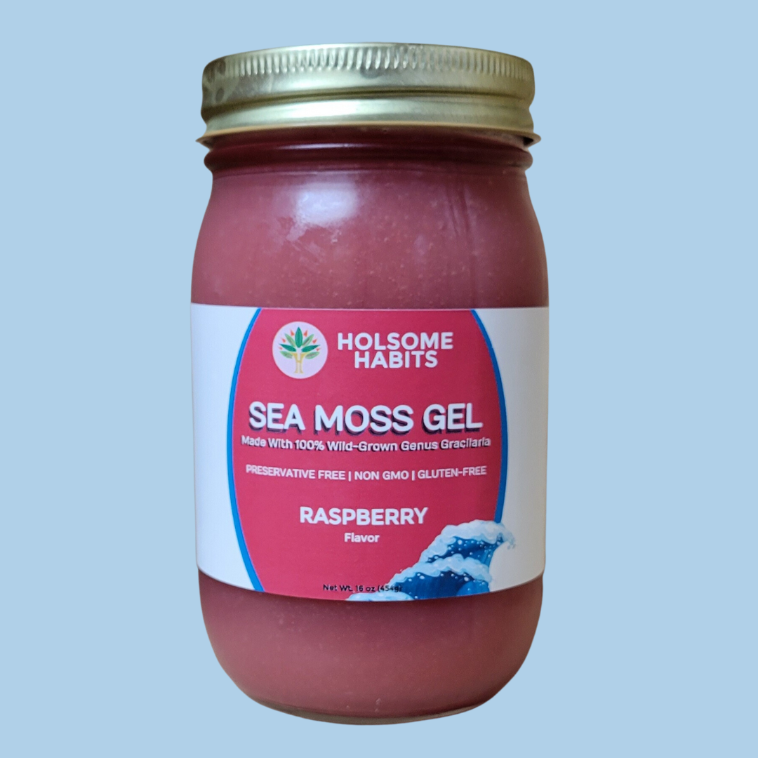 Sea Moss Gel - Raspberry – Holsome Habits
